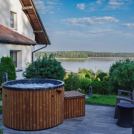 Dom Na Wzgorzu Z Widokiem Na Jezioro Z Balia I Sauna Lipnica  Kültér fotó