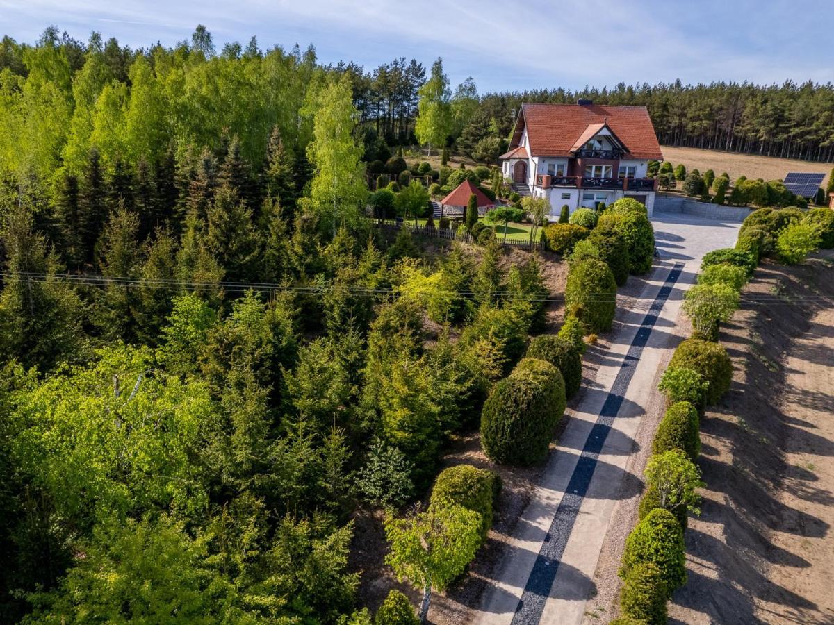 Dom Na Wzgorzu Z Widokiem Na Jezioro Z Balia I Sauna Lipnica  Kültér fotó