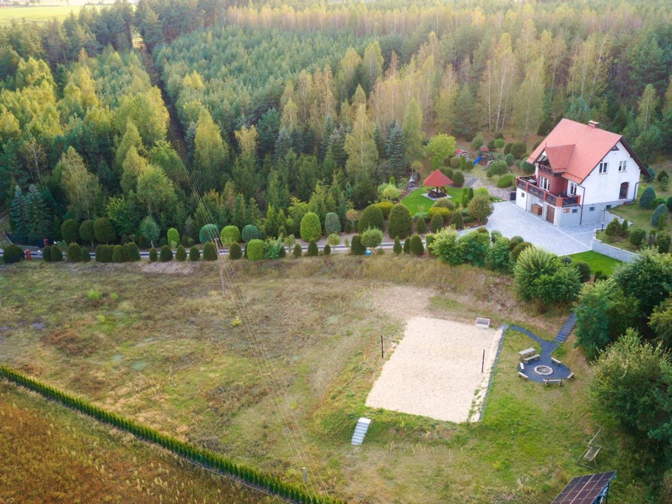 Dom Na Wzgorzu Z Widokiem Na Jezioro Z Balia I Sauna Lipnica  Kültér fotó