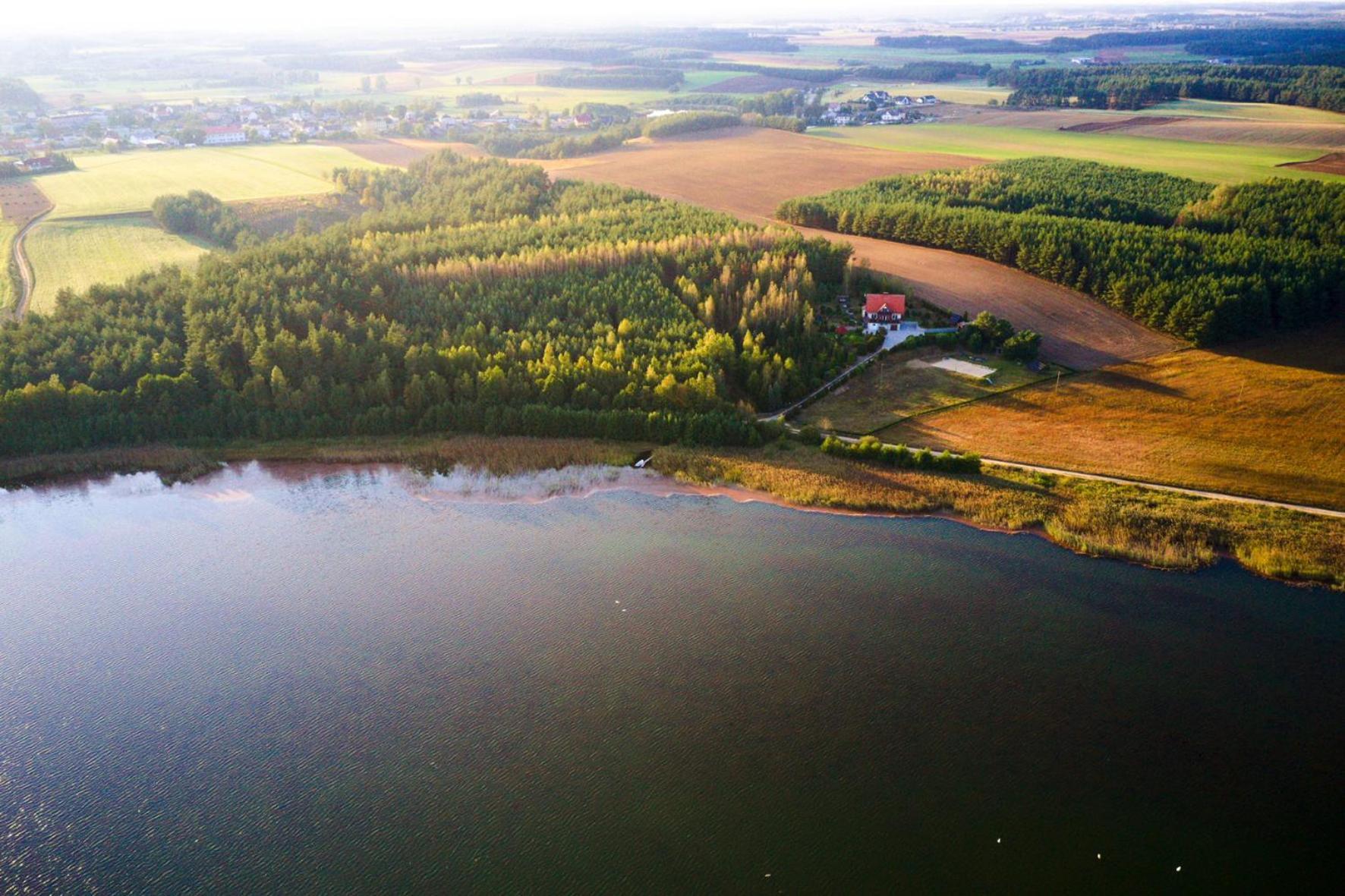Dom Na Wzgorzu Z Widokiem Na Jezioro Z Balia I Sauna Lipnica  Kültér fotó